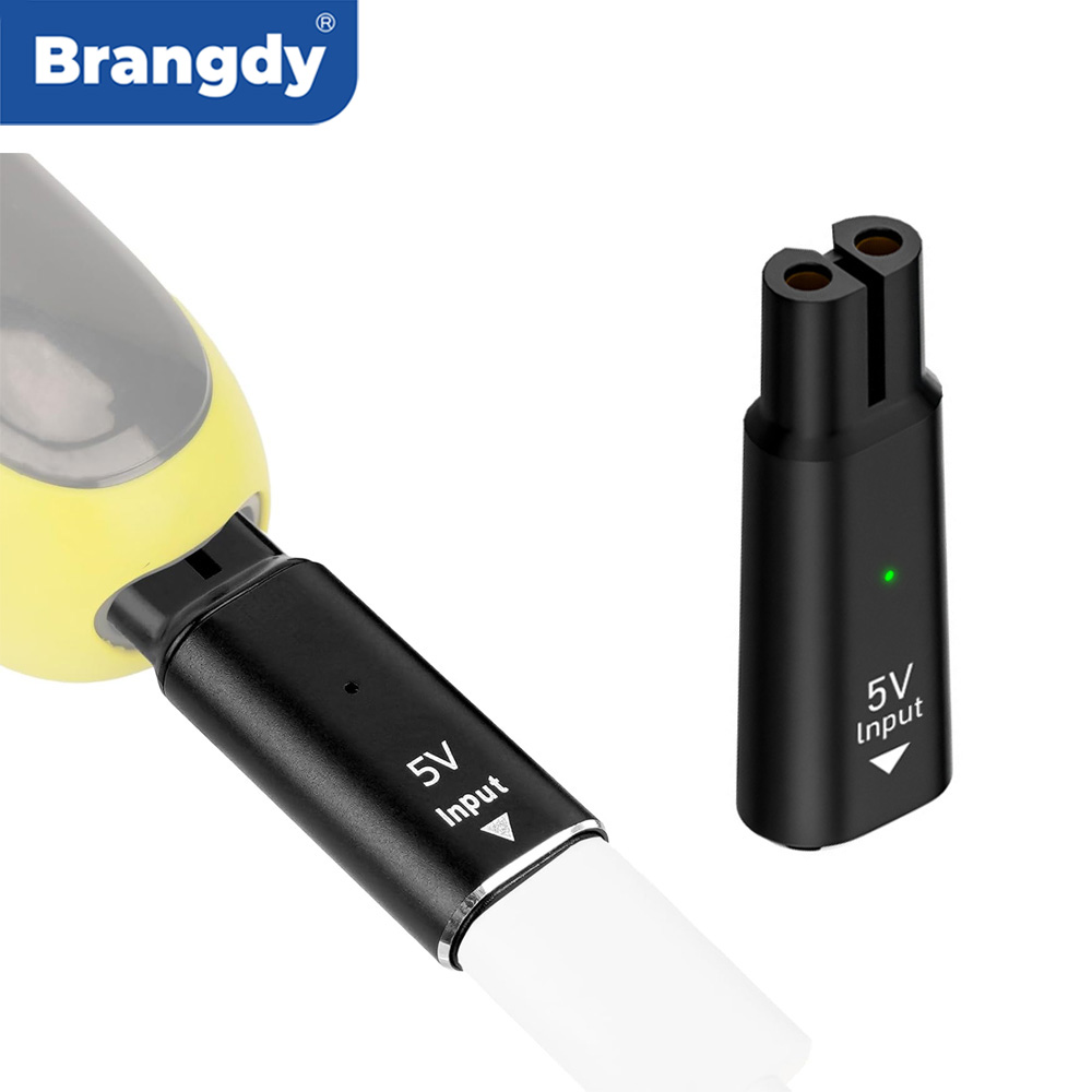 Men'S Grooming Trimmer - Brangdy 5V type-c adaptateur de rasoir