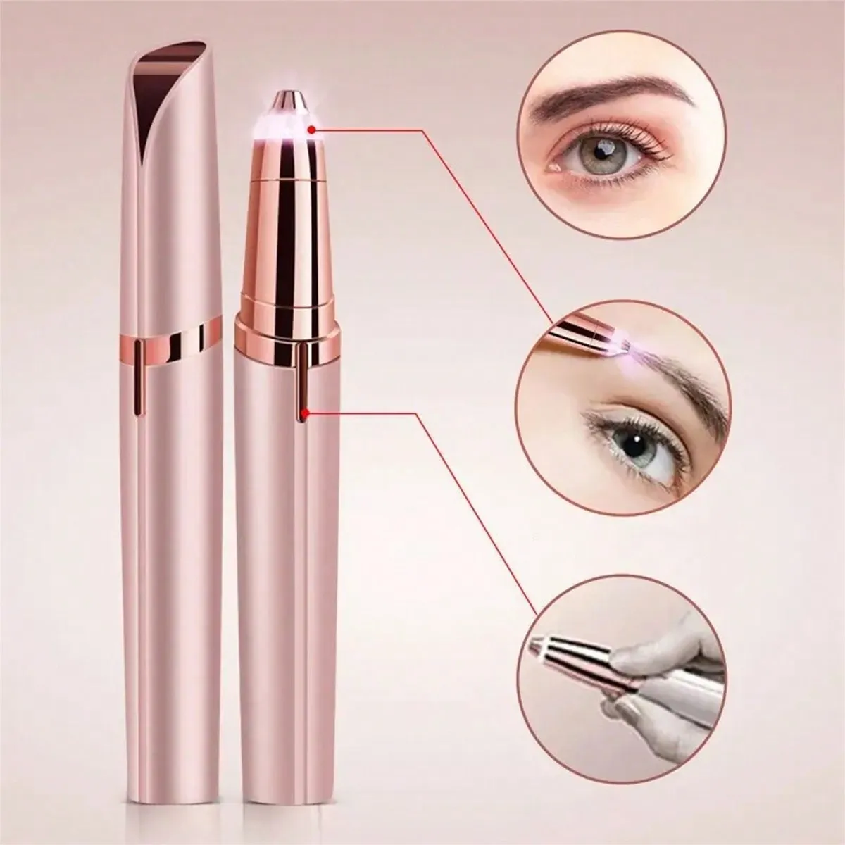 Eyebrow Razor Trimmer - Tondeuse électrique pour sourcils, stylo façonneur