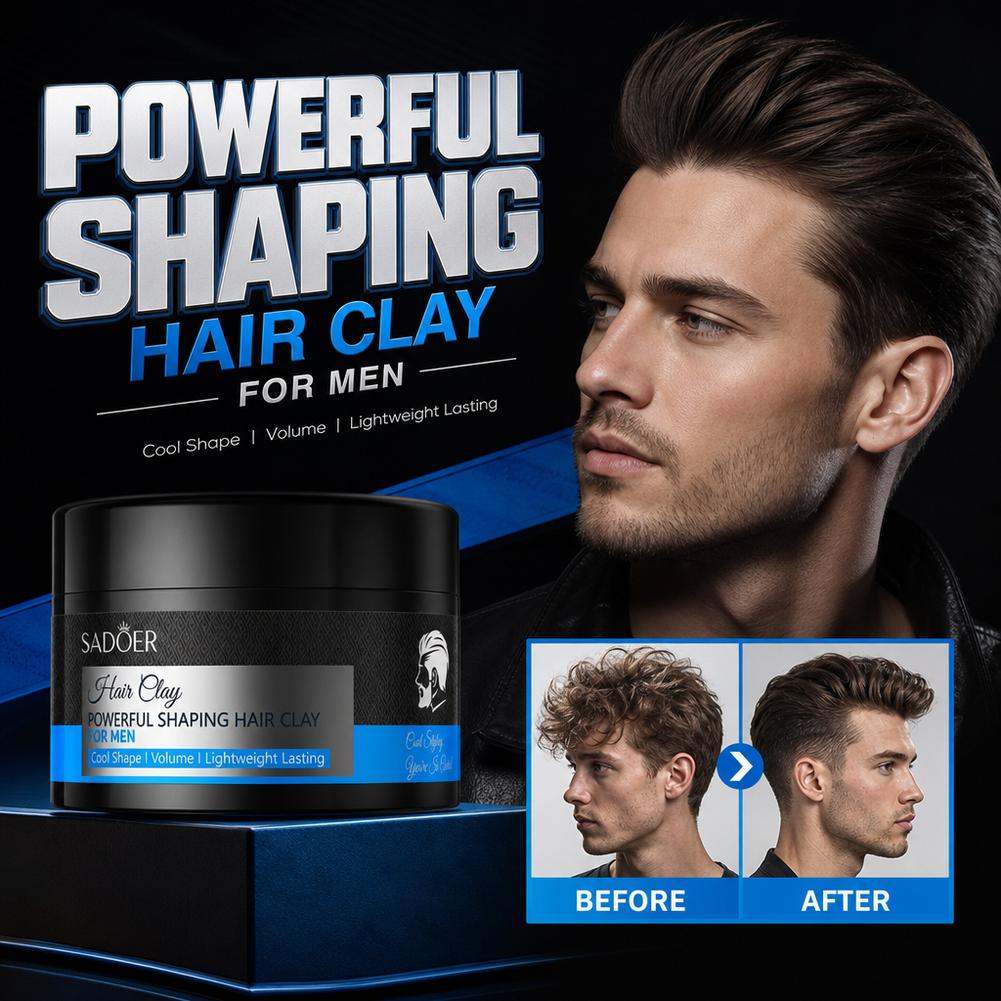 Grooming Men'S Hair - Cire coiffante mate à tenue forte,
