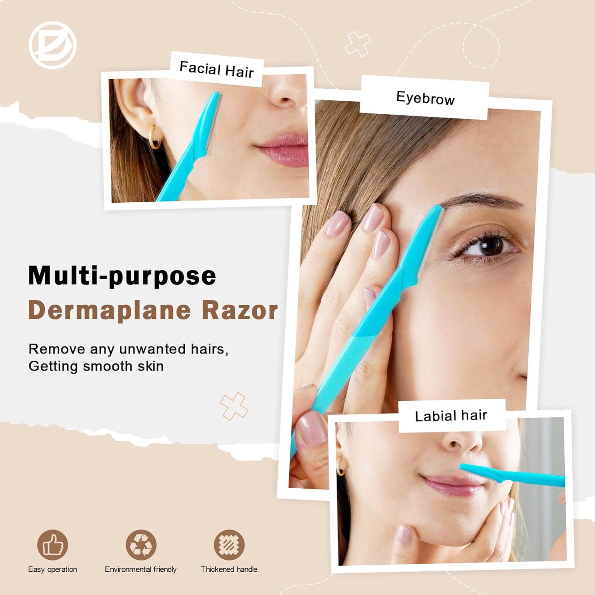 Eyebrow Razor Trimmer - Nouveau 2026 – Rasoir à sourcils