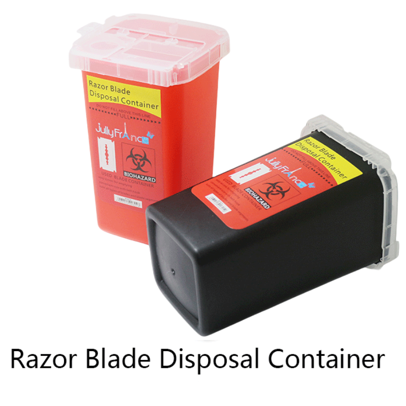 Eyebrow Razor Trimmer - Boîte de rangement des déchets pour