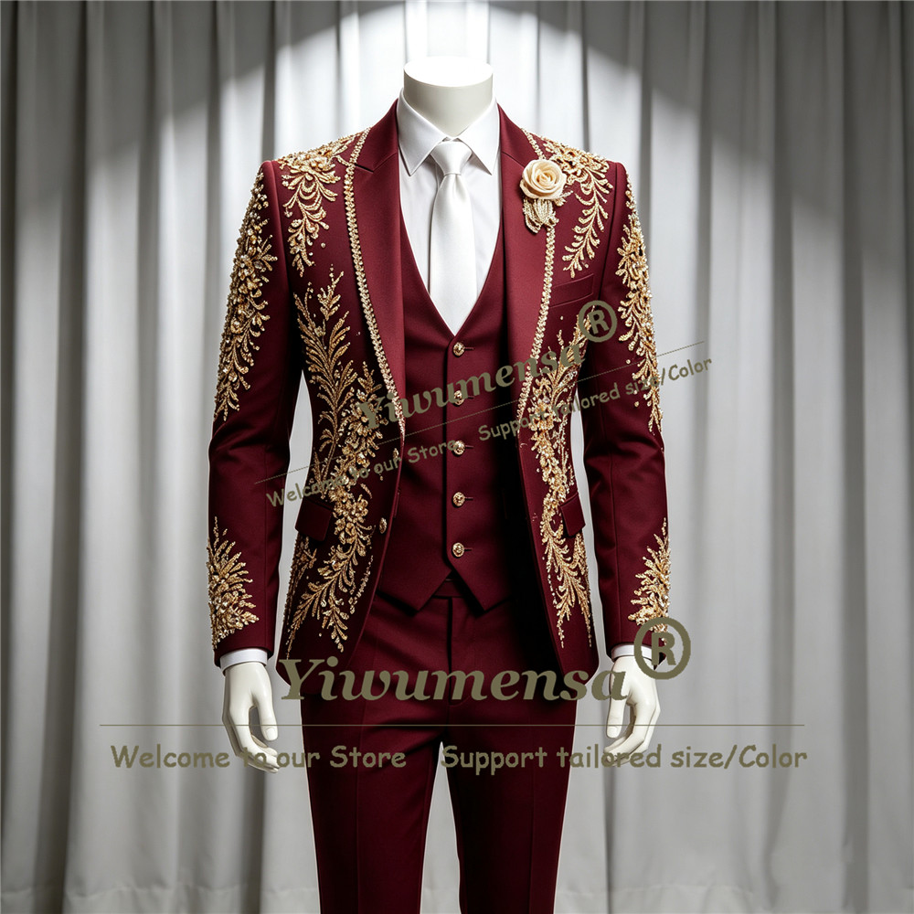 Costume de luxe pour homme ave - Men Grooming Outfit avis et prix