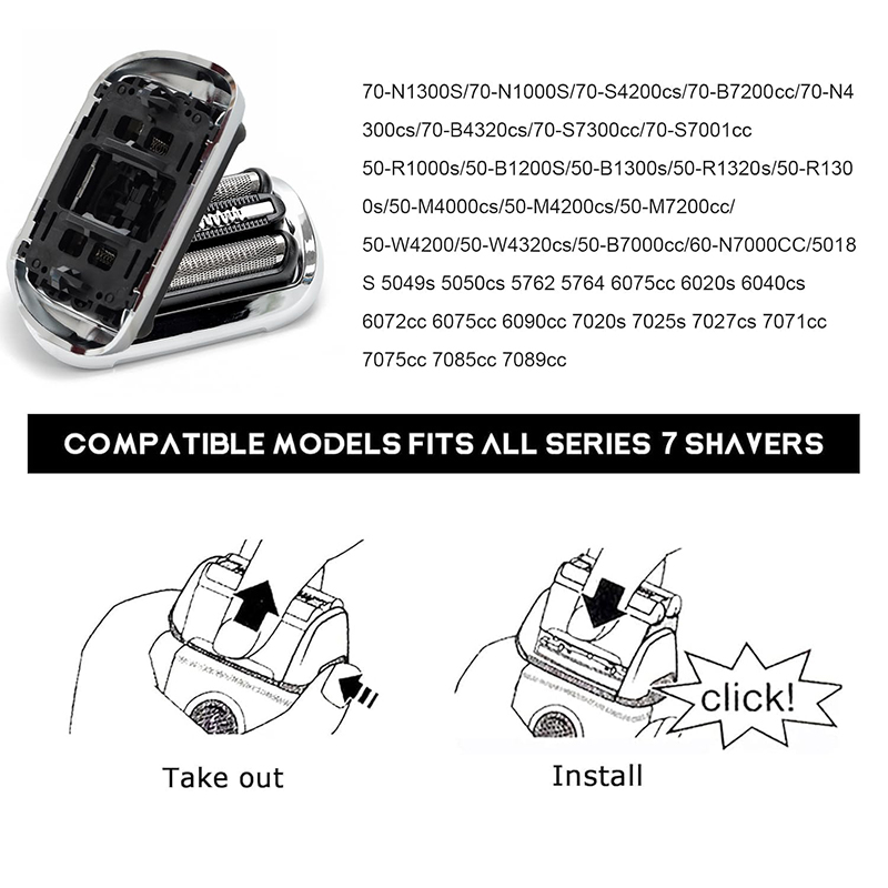 Tête de rasoir électrique de r - Men'S Grooming Trimmer avis et prix