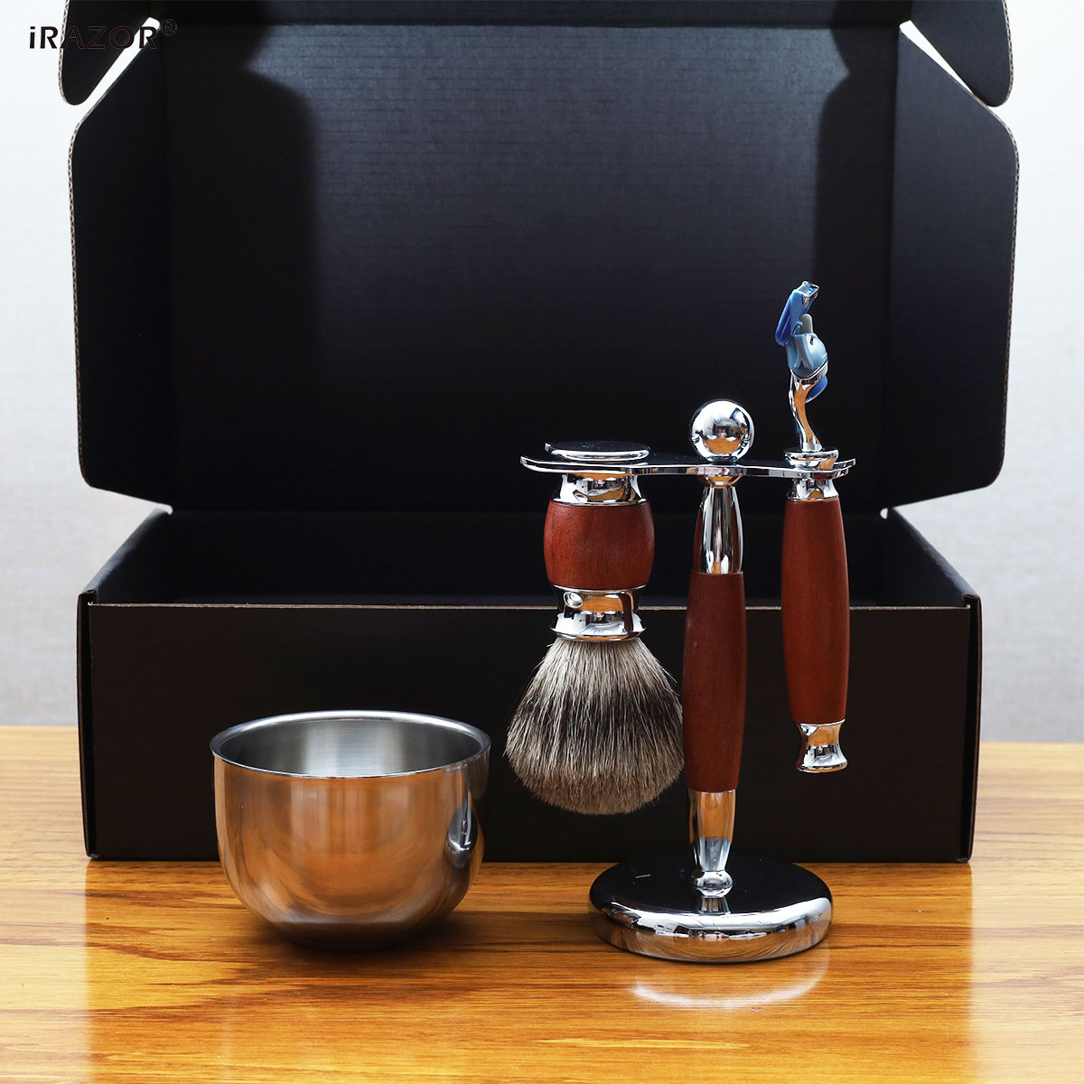 Kit de rasage de luxe iRAZOR p - Men'S Grooming Gift Box avis et prix