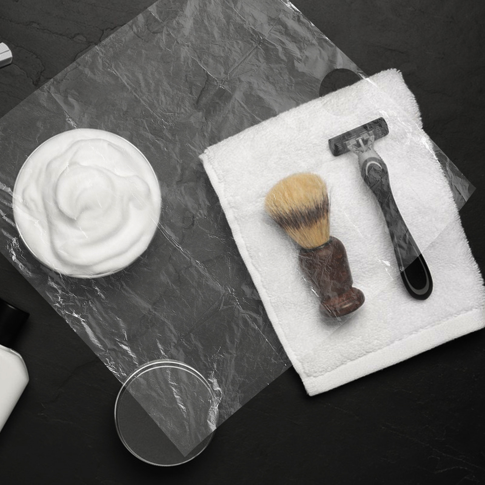 Bavette de rasage jetable pour - Grooming Men'S Hair avis et prix