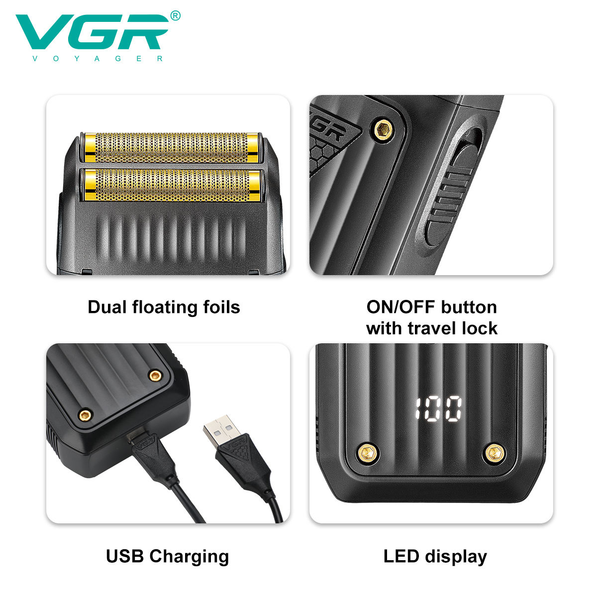 Vgaz363-Rasoir Électrique Prof - Eyebrow Razor Trimmer avis et prix