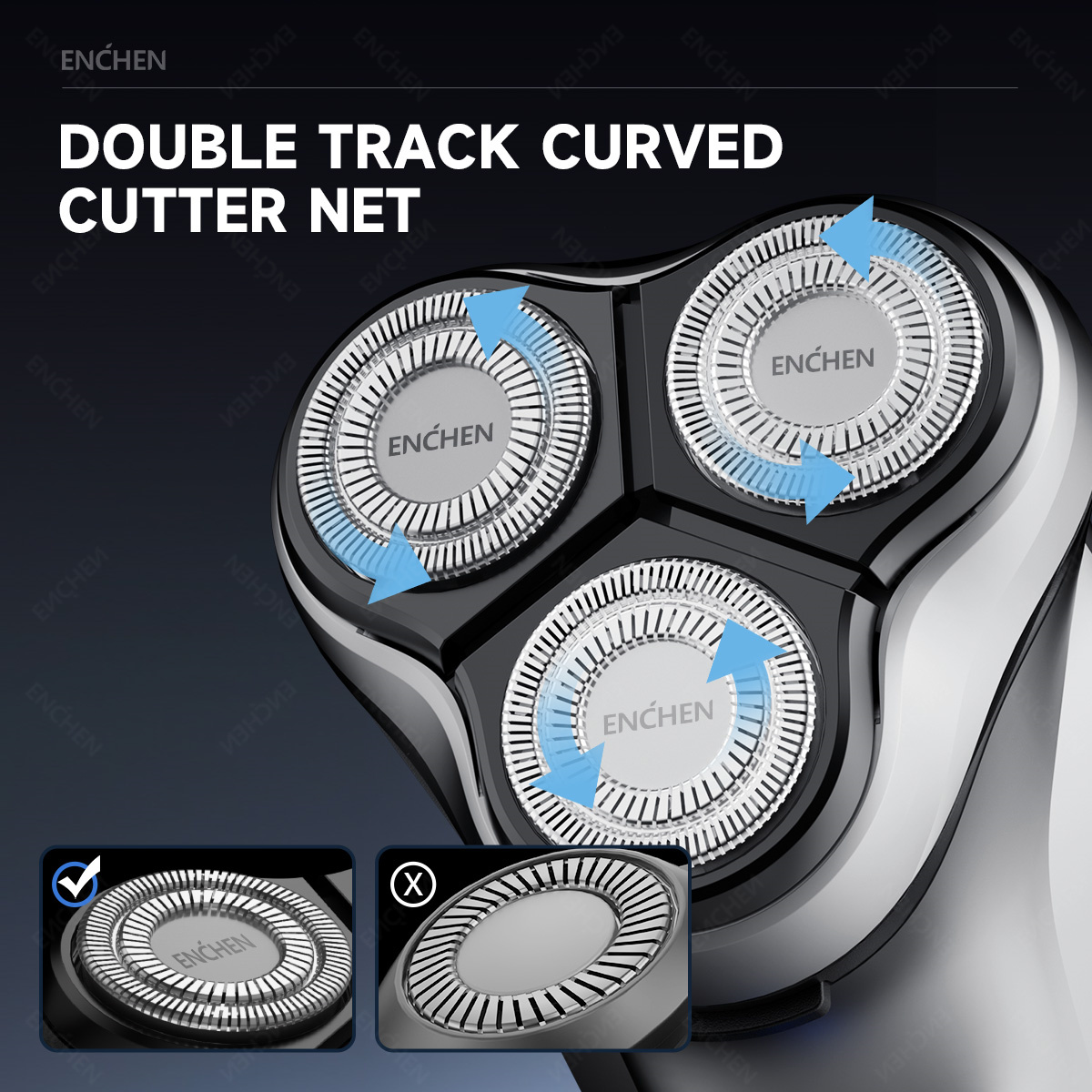ENCHEN Tête de rasoir électriq - Men'S Grooming Trimmer avis et prix